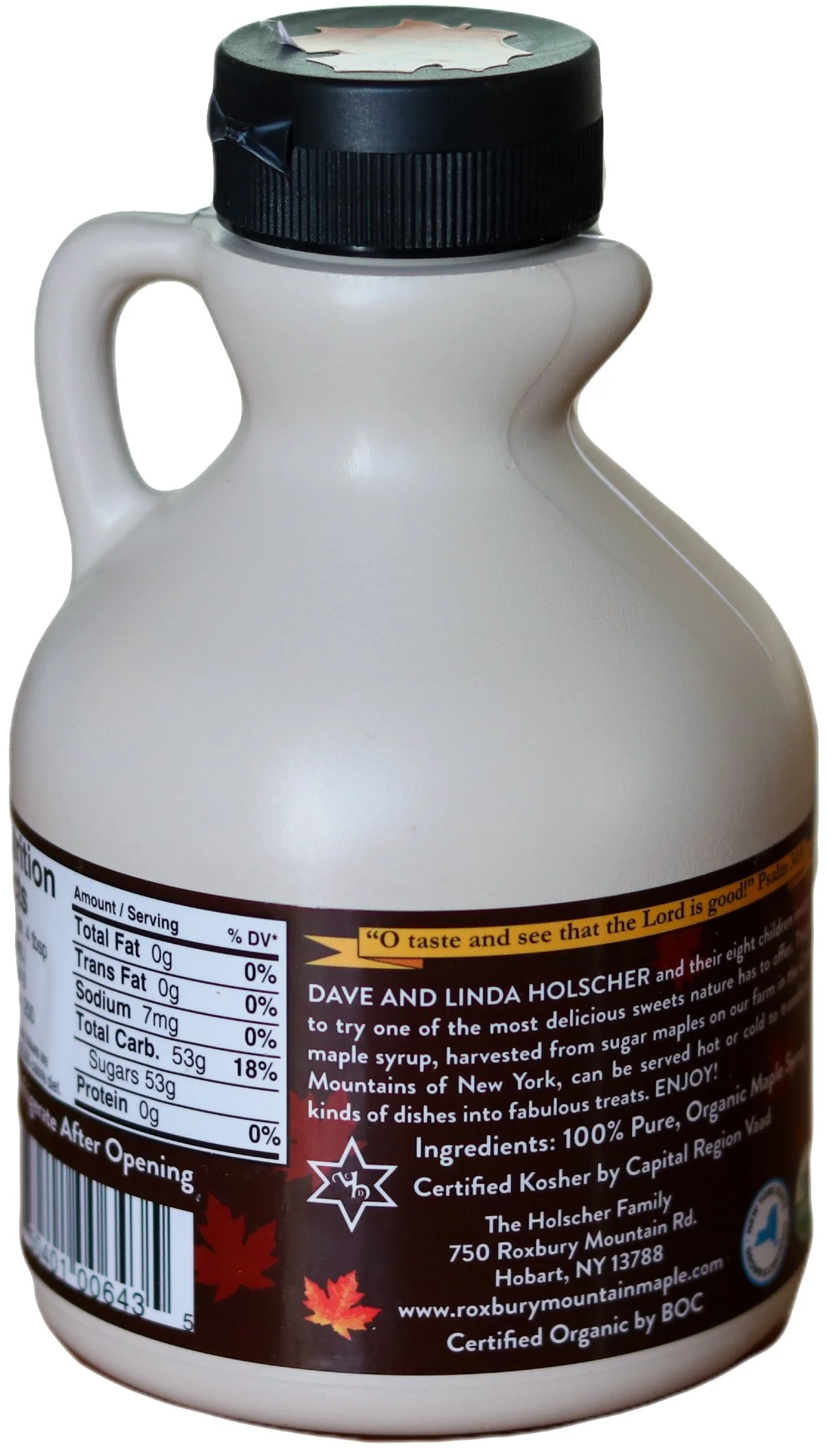 Organic Maple Syrup in Jugs — Roxbury Mountain Maple Farm